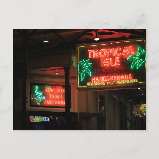 ネオン標識#4 ポストカード (正面)