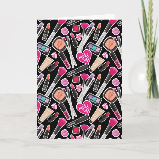 ネオン模様 カード (正面)