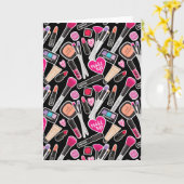 ネオン模様 カード (黄色い花)