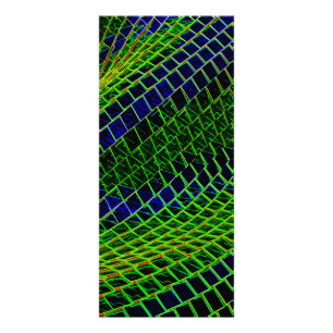 ネオン模様 ラックカード