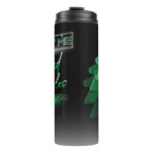 ネオン気化波簡易グリーンボードゲームギーク タンブラー (正面)