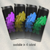 ネオン気化波簡易パープルボードゲームギーク タンブラー