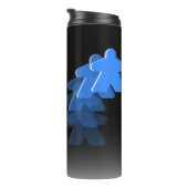 ネオン気化波簡易ブルーボードゲームギーク タンブラー (回転右)