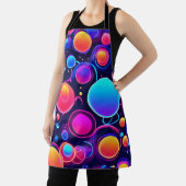 ネオン気泡パターン エプロン (インサイチュ)