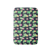 ネオン水彩サボテンポット バスマット (正面縦)