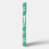 ネオン水彩サボテン(ポット型) Case-Mate iPhoneケース (裏面 / 右)
