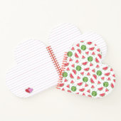 ネオン水彩スイカ文様 ノートブック (内部)