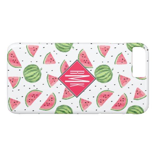 ネオン水彩スイカ文様 Case-Mate iPhoneケース (裏面(横))