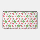 ネオン水彩スイカ模様2 デスクマット (正面)