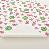 ネオン水彩スイカ模様 シェルパブランケット (3/4)