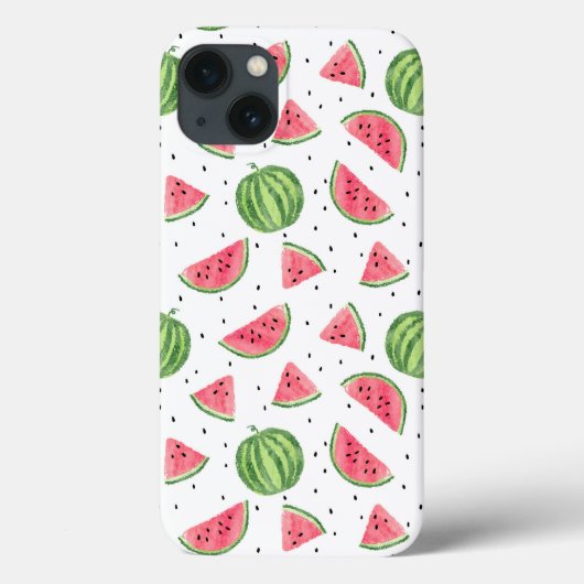 ネオン水彩スイカ模様 Case-Mate iPhoneケース (裏面)