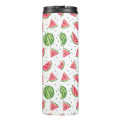 ネオン水彩画のスイカパターン タンブラー (裏面)