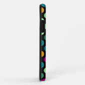 ネオン水玉模様 |ピンクグリーンイエローアクア Case-Mate iPhoneケース (裏面/右)