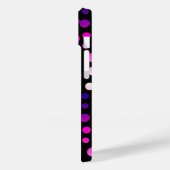 ネオン水玉模様(名前) Case-Mate iPhoneケース (裏面 / 左)