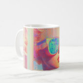 ネオン沿岸美しいとサングラス コーヒーマグカップ (正面左)