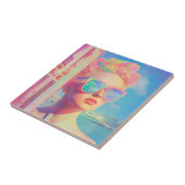 ネオン沿岸美しいとサングラス タイル (側面)