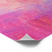 ネオン沿岸美しいとサングラス ポスター (角)