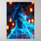 ネオン浪人 – 熱狂的な侍の幽霊 ポスター (正面)