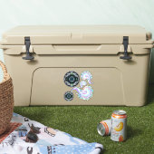 ネオン海の生活スケッチ シール (クーラー)