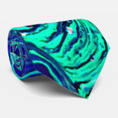 ネオン海洋波 ネクタイ (ロール)
