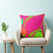 ネオン液絵を描踊 クッション (椅子)