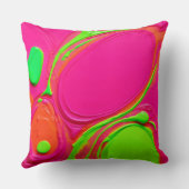 ネオン液絵を描踊 クッション (裏面)