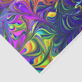 ネオン渦巻き虹色 薄葉紙 (詳細)