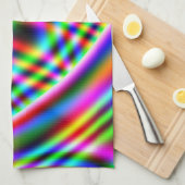 ネオン渦巻き キッチンタオル (四つ折り)