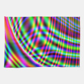 ネオン渦巻き キッチンタオル (横)