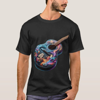 ネオン漢字ギタードリーム Tシャツ
