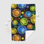 ネオン漬け玉型汗タオル ゴルフタオル (インサイチュ)