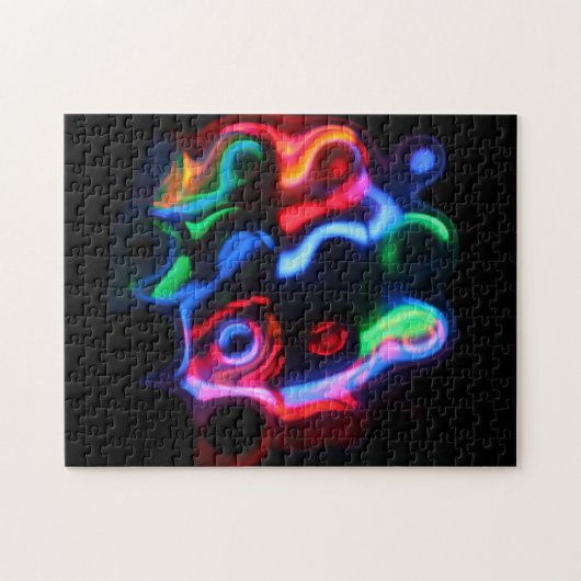 ネオン灯 ジグソーパズル (横)