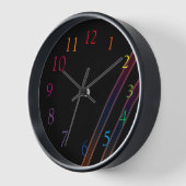 ネオン灯 壁時計 (傾斜)
