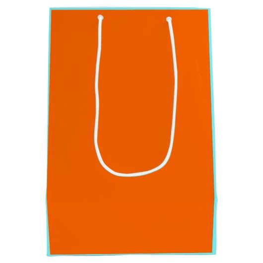 ネオン無地のカラー ミディアムペーパーバッグ (裏面)