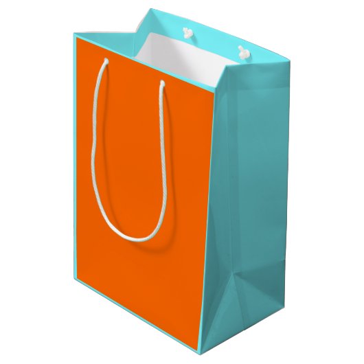 ネオン無地のカラー ミディアムペーパーバッグ (裏面アングル)