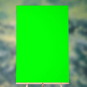 ネオン無地のグリーンスクリーンクロマ鍵背景 アクリルサイン (ニュートラル)