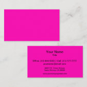 ネオン無地のピカスタマイズク 名刺 (正面/裏面)