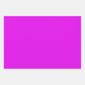 ネオン無地のホットピンクラップ紙シート ラッピングペーパーシート (正面3)