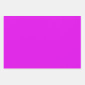 ネオン無地のホットピンクラップ紙シート ラッピングペーパーシート (正面2)