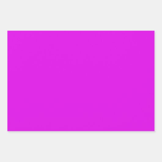 ネオン無地のホットピンクラップ紙シート ラッピングペーパーシート (正面)
