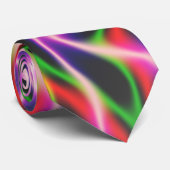 ネオン煙のタイ ネクタイ (ロール)