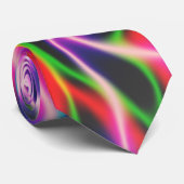 ネオン煙のタイ ネクタイ (ロール)