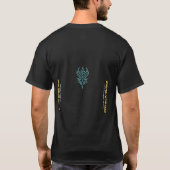 ネオン煙ハッカーTシャツ Tシャツ (裏面)