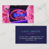 ネオン煙店名刺 名刺 (正面/裏面)