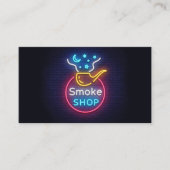 ネオン煙店名刺 名刺 (正面)