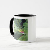 ネオン照明はオヘア空港の廊下にある マグカップ (正面左)