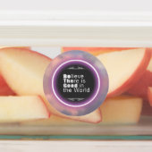 ネオン熱ピンクのモチベーション・ラベル ラベル (貼付)