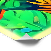 ネオン熱帯雨林ファンタジー ポスター (コーナー)