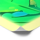 ネオン熱帯雨林ファンタジー ポスター (角)