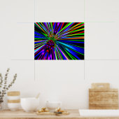 ネオン爆発 ポスター (キッチン)